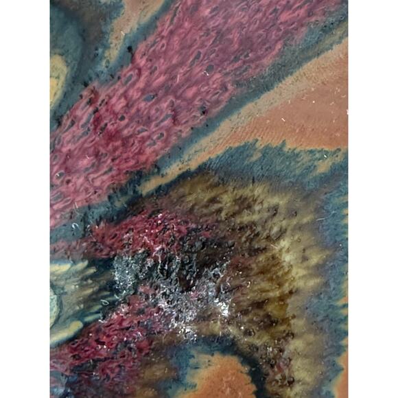 Patton Pottery Seattle artist 8.5“ bowl Matthew Studio Hand Thrown Freeform PNW - Picture 9 of 16